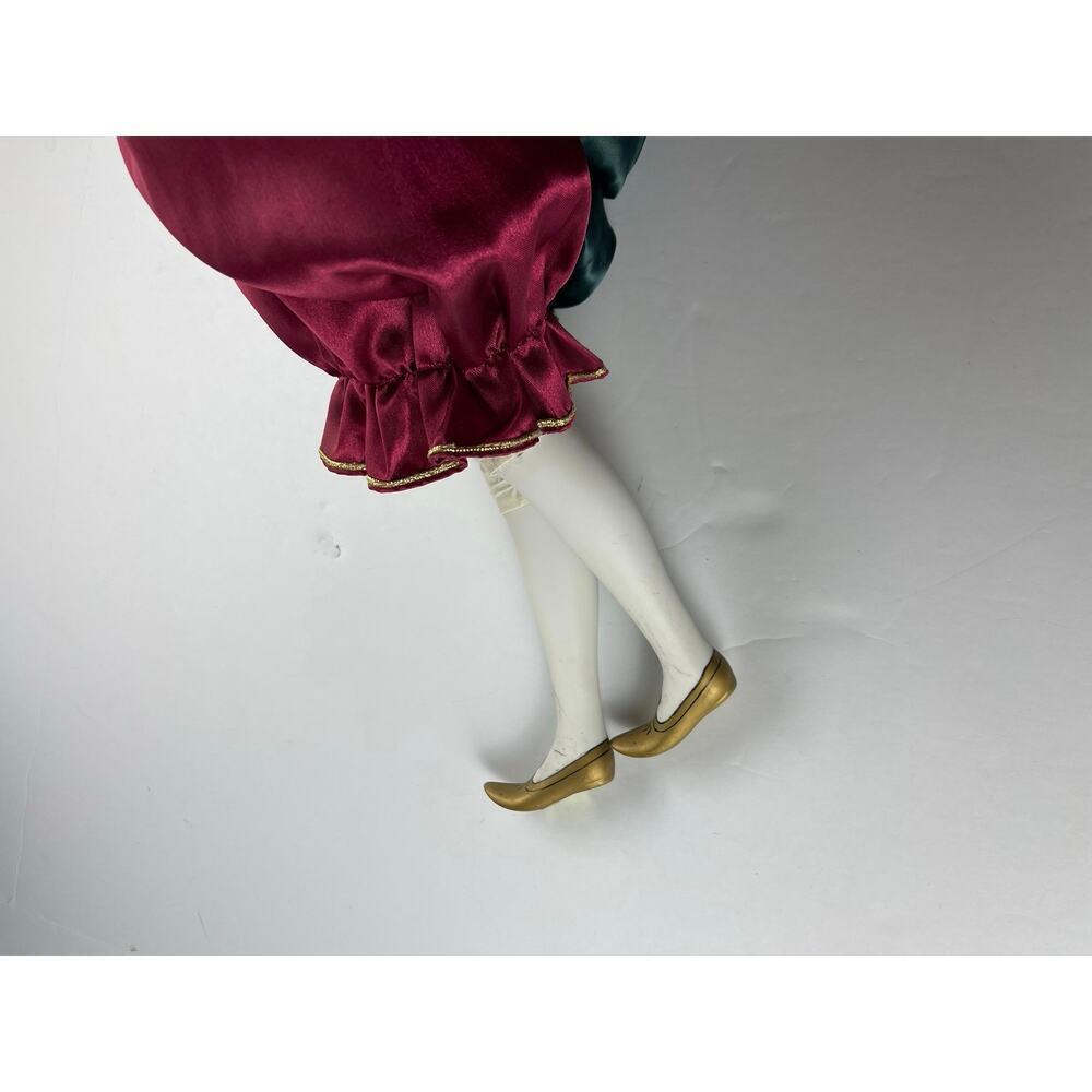 Vintage Collectible Jester Clown Musical Porcelain Doll - Picture 9 of 12